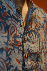 Tarang : Blockprint Knee-Length Kurta - Image 3